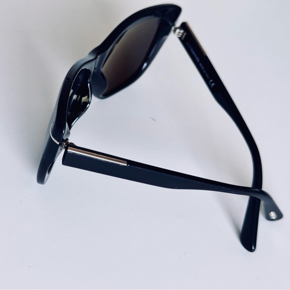TOM FORD Lindsay Black Polarized Square Sunglasses - Picture 9 of 16